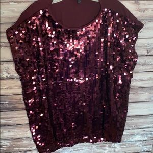 Lane Bryant sequined top